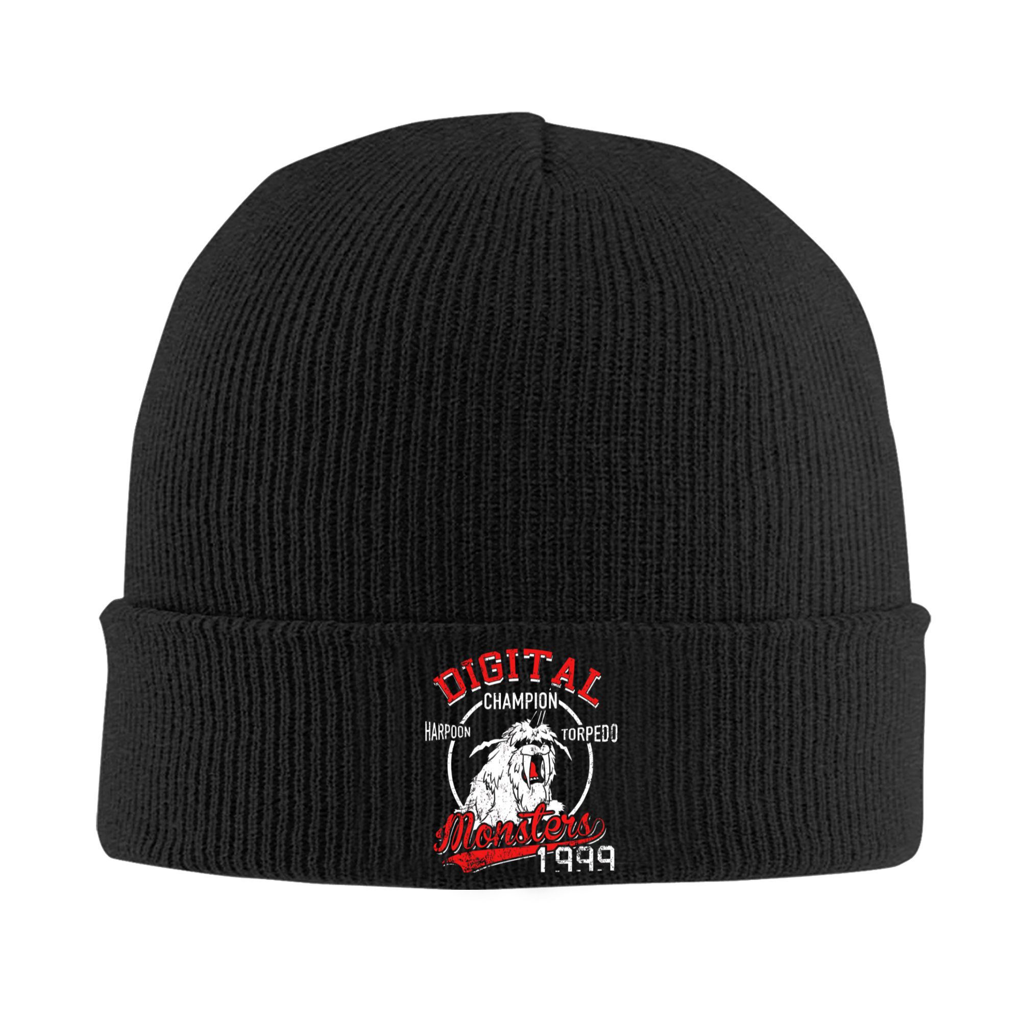 Beanie Cuffed Knit - Harpon Torpedo Digital Monster Digimon Erkekler