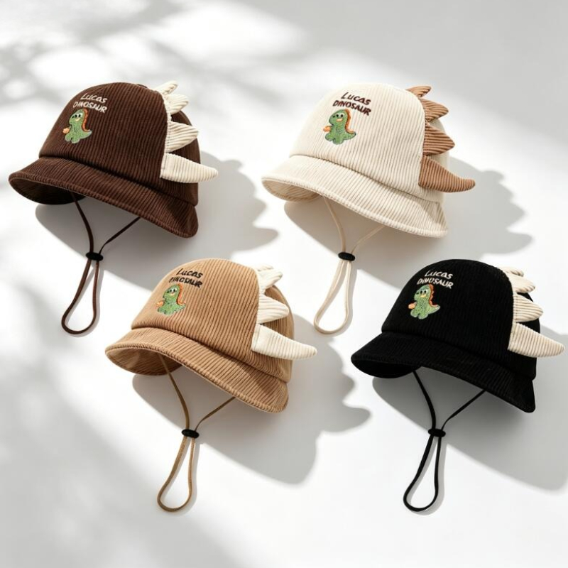 Bucket Hat Cotton - Sevimli Bebek Güneş Şapkası İlkbahar Sonbahar