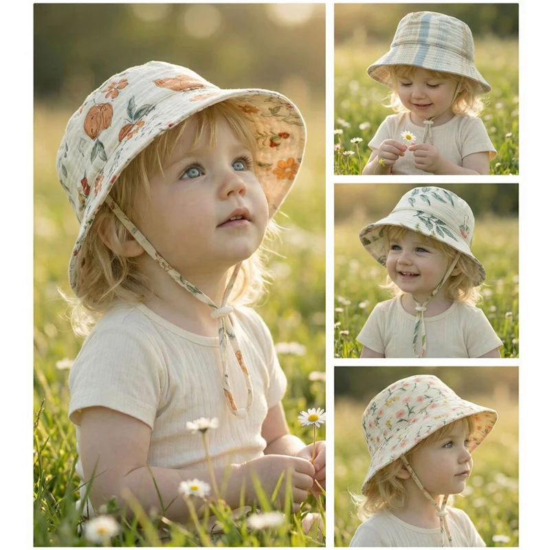 Muslin Bebek Yaz Şapkası Ayarl - Bucket Hat Cotton incelemesi ve fiyatı