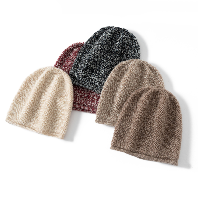 Yeni Sonbahar Kış %100 Saf Kaş - Beanie Cuffed Knit incelemesi ve fiyatı