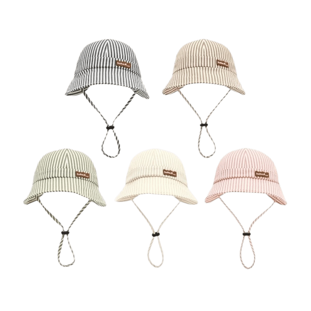 Yeni Çizgili Bebek Kova Şapkas - Bucket Hat Cotton incelemesi ve fiyatı